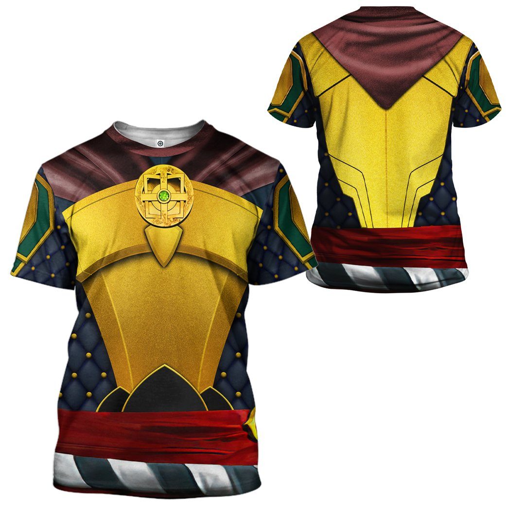Gearhuman 3D Mortal Kombat Raiden Costume Tshirt Hoodie Apparel GK28011 3D Apparel