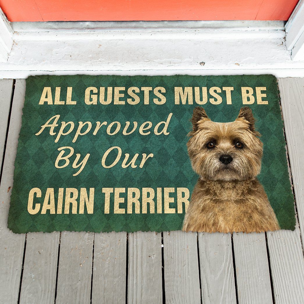 Gearhuman 3D Must Be Approved By Our Cairn Terrier Custom Doormat GW270114 Doormat