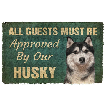 Gearhumans 3D Must Be Approved By Our Husky Custom Doormat