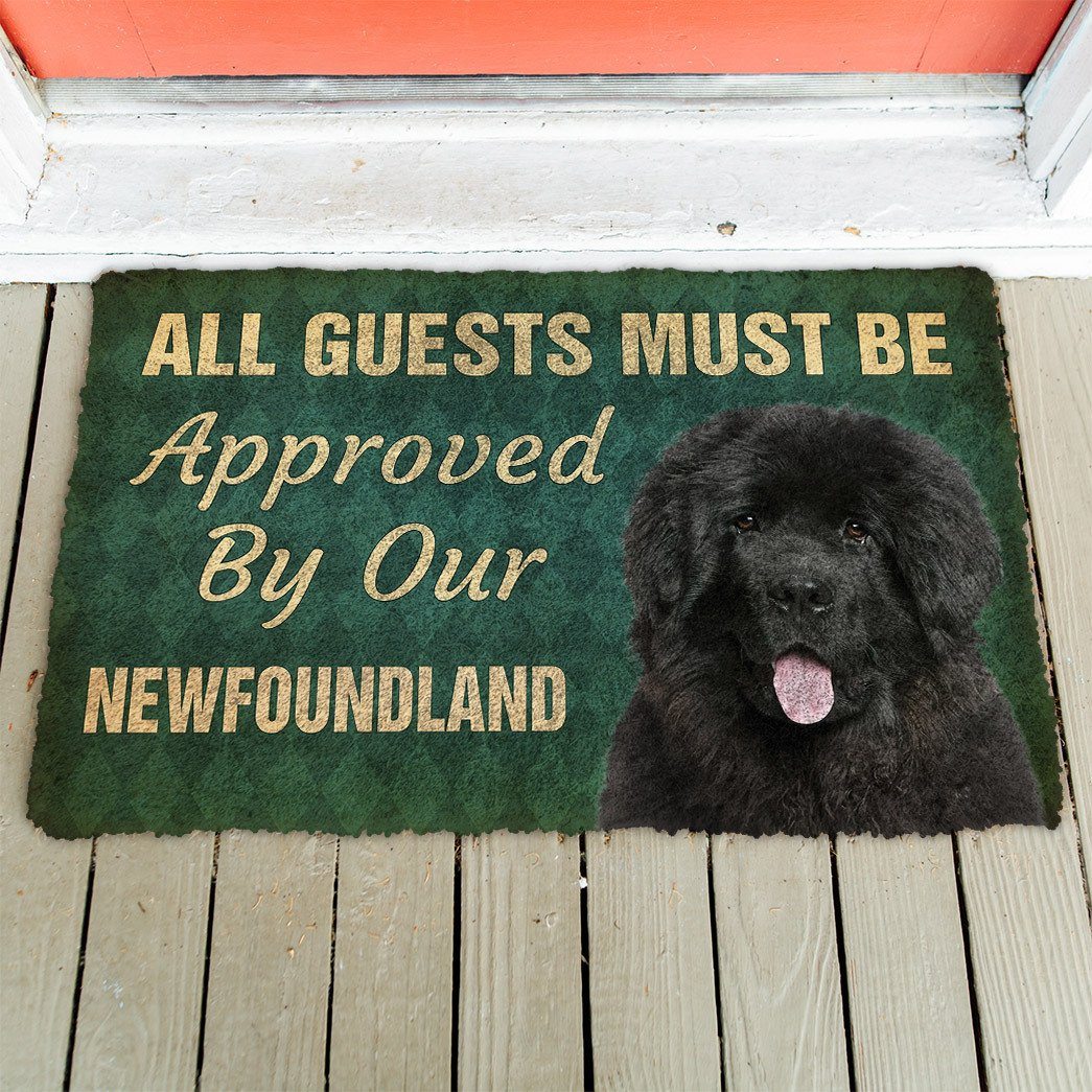 Gearhuman 3D Must Be Approved By Our Newfoundland Custom Doormat GW27014 Doormat