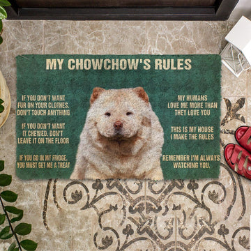 Gearhuman 3D My ChowChow's Rules Doormat GK280136 Doormat