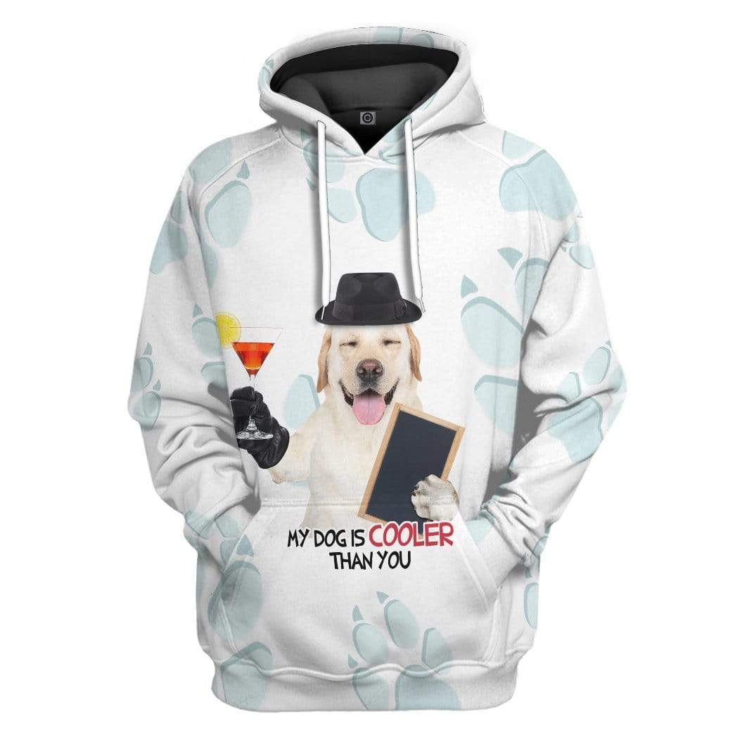 Gearhumans 3D My Dog Is Cool Custom Hoodie Apparel