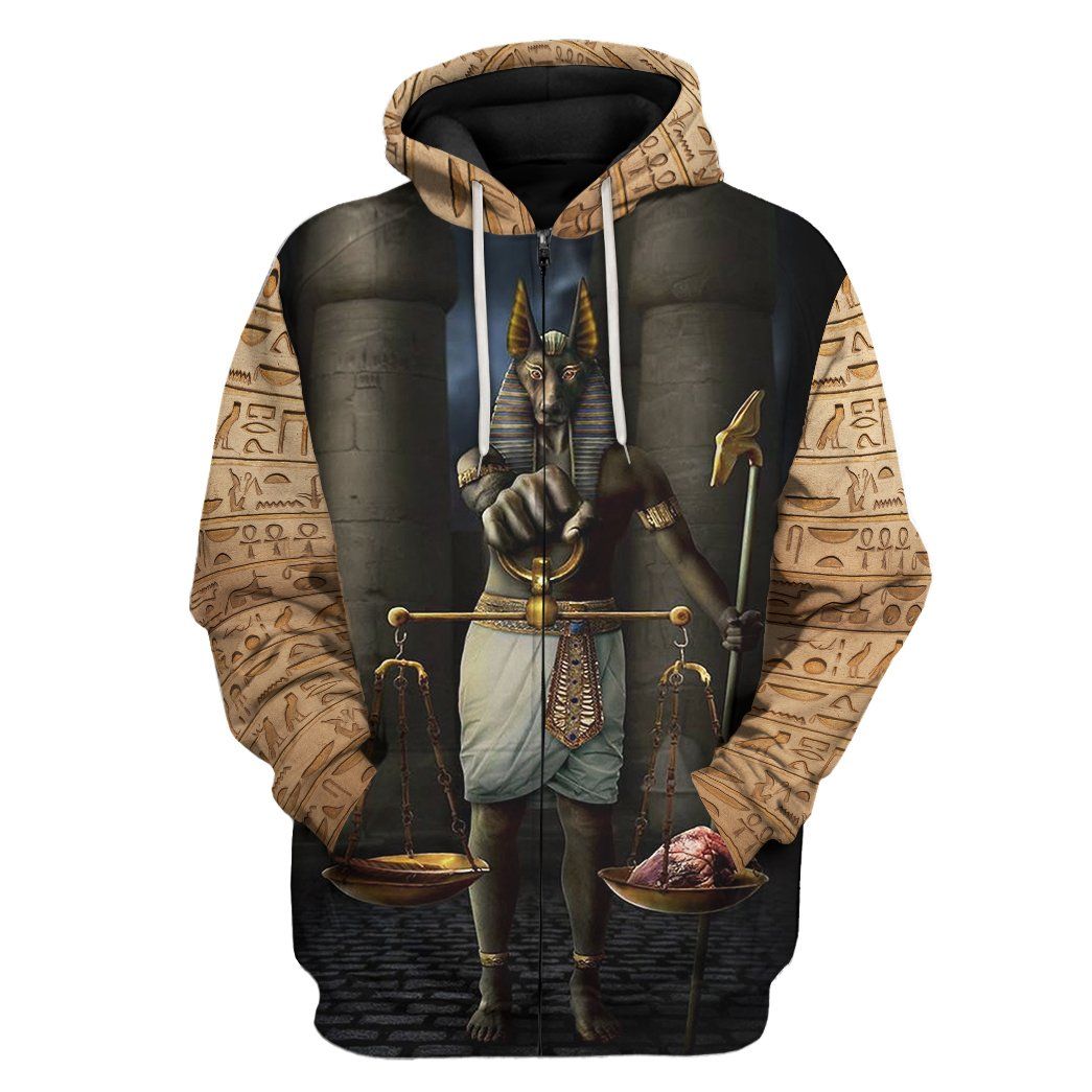 GearHuman 3D Mythology Kept Your Heart Custom Shirt GR06014 3D Apparel Zip Hoodie S 