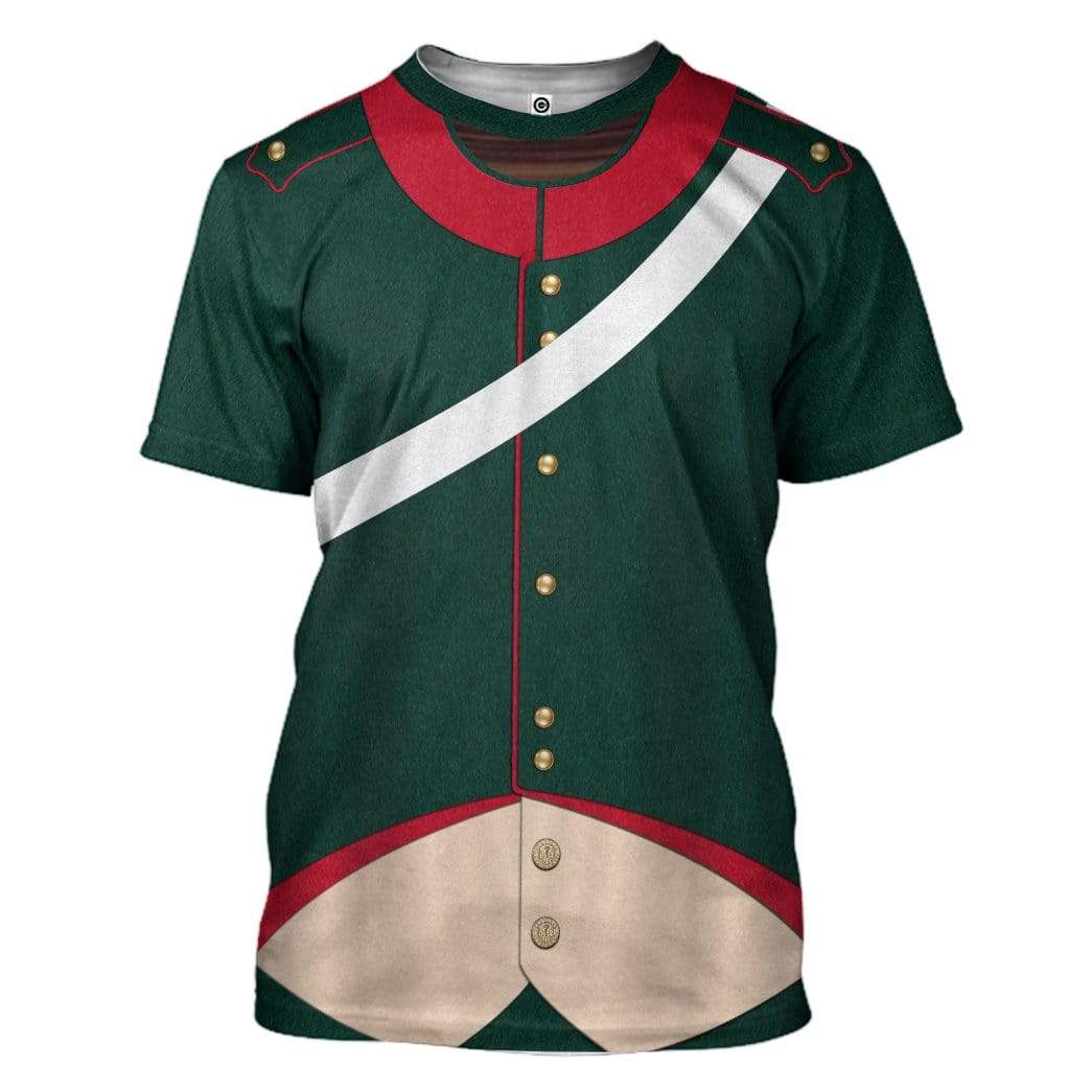 Gearhuman 3D Napoleonic French Light Cavalry Campaign Dress Custom Tshirt Apparel GV190824 3D T-shirt T-Shirt S 