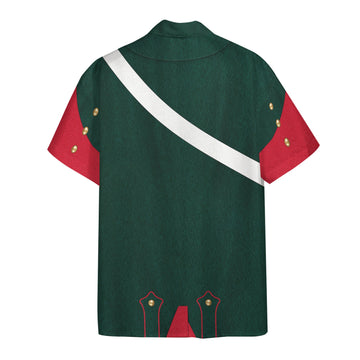 Gearhumans 3D Napoleonic French Light Cavalry Lancer Custom Short Sleeve Shirt