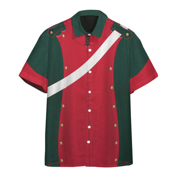 Gearhumans 3D Napoleonic French Light Cavalry Lancer Custom Short Sleeve Shirt