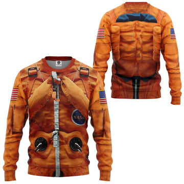 Gearhumans 3D NASA Advanced Crew Escape Suit Custom Sweatshirt Apparel