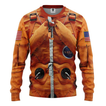 Gearhuman 3D NASA Advanced Crew Escape Suit Custom Sweatshirt Apparel GW21099 Sweatshirt Sweatshirt S 