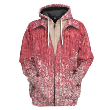 Gearhumans 3D Neil Diamond Red Suit Custom Hoodie Apparel