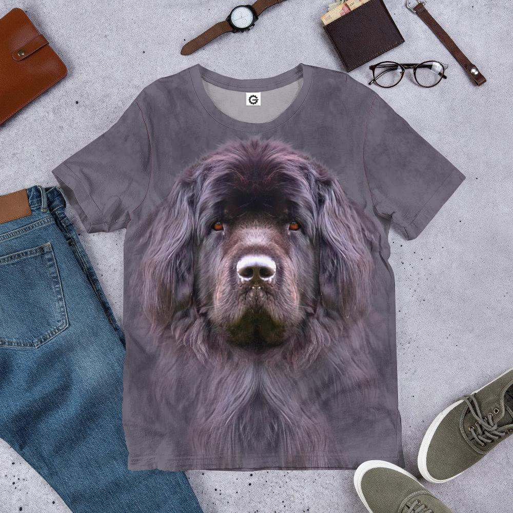 Gearhuman 3D Newfoundland Dog Tshirt Hoodie Apparel GV05033 3D Apparel