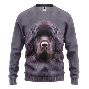 Gearhumans 3D Newfoundland Dog Tshirt Hoodie Apparel