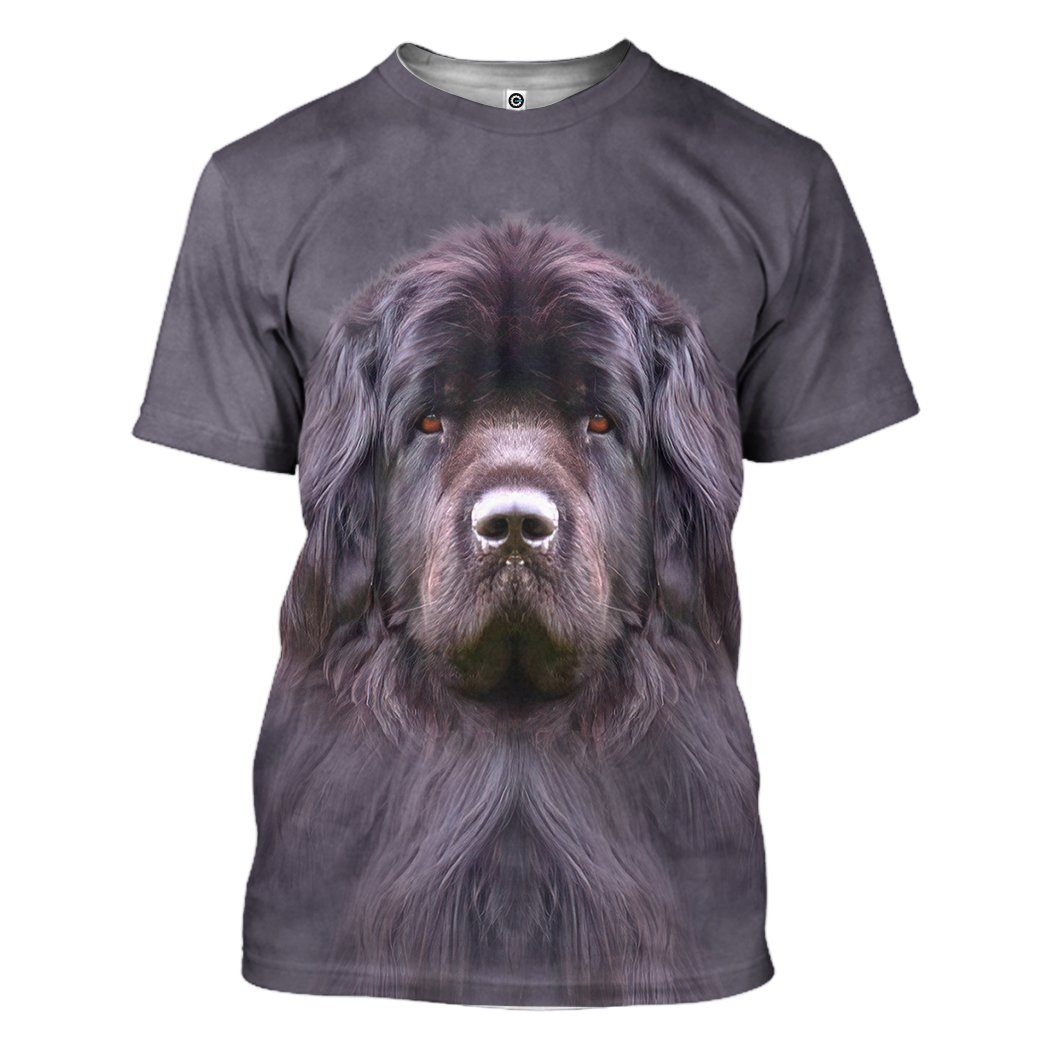 Gearhuman 3D Newfoundland Dog Tshirt Hoodie Apparel GV05033 3D Apparel T-Shirt S