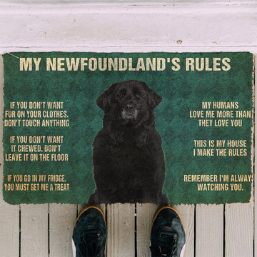 Gearhumans 3D Newfoundland's Rules Doormat