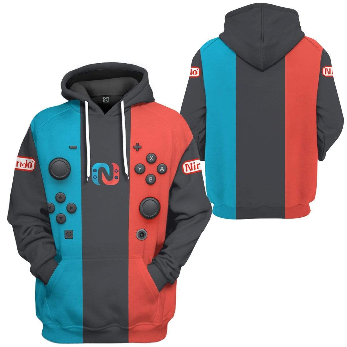 nintendo gear Gearhumans 3D Nintendo Switch Custom Hoodie Apparel