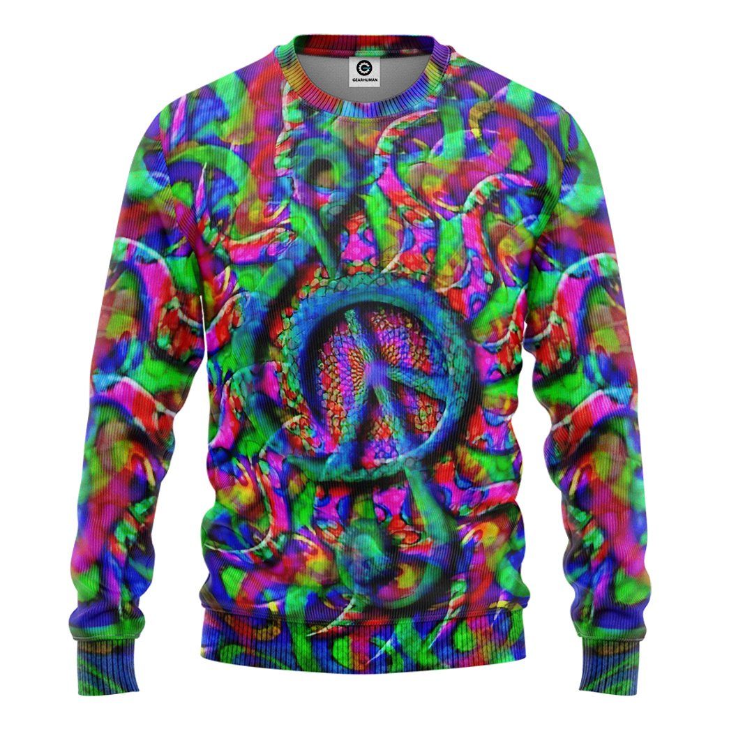 GearHuman 3D Normal Music Custom Hoodies GR120120 3D Apparel Long Sleeve S 