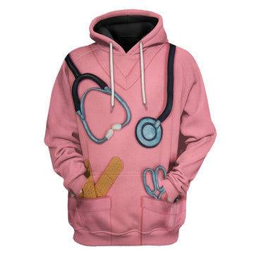 Gearhumans 3D Nurse Uniform Custom Tshirt Hoodie Apparel