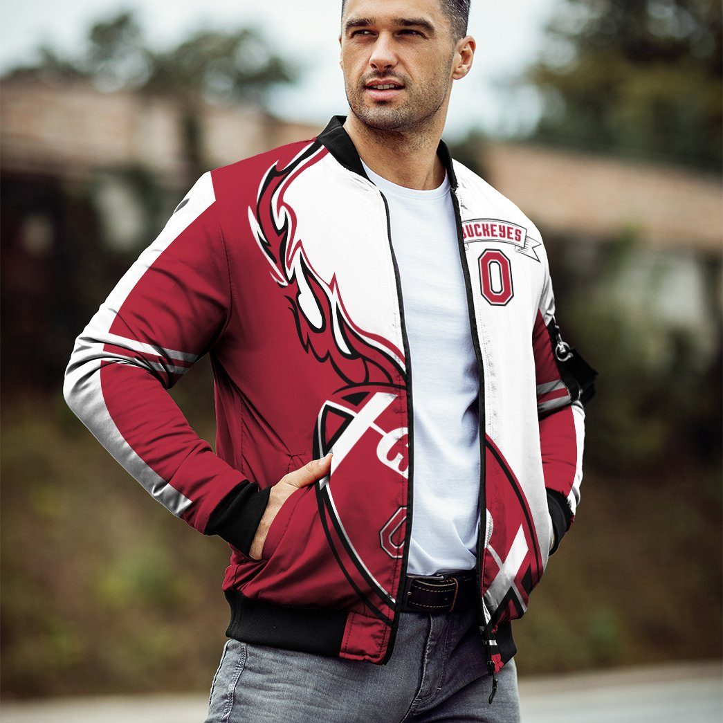 Buckeyes Apparel Ohio State Buckeyes Bomber Jacket Ohio State