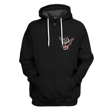 Gearhumans 3D Oss Armbar Black Jiu Jitsu Custom Hoodie