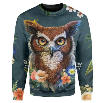 Gearhumans 3D Owl Of Spring Custom T-Shirts Hoodies Apparel