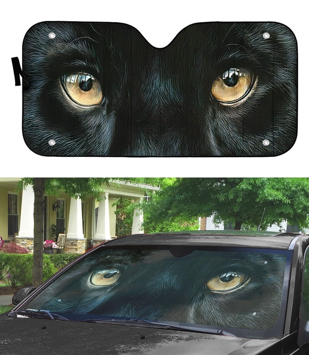 Gearhuman 3D Panther Eyes Car Sunshade ZK3006213 Auto Sunshade 