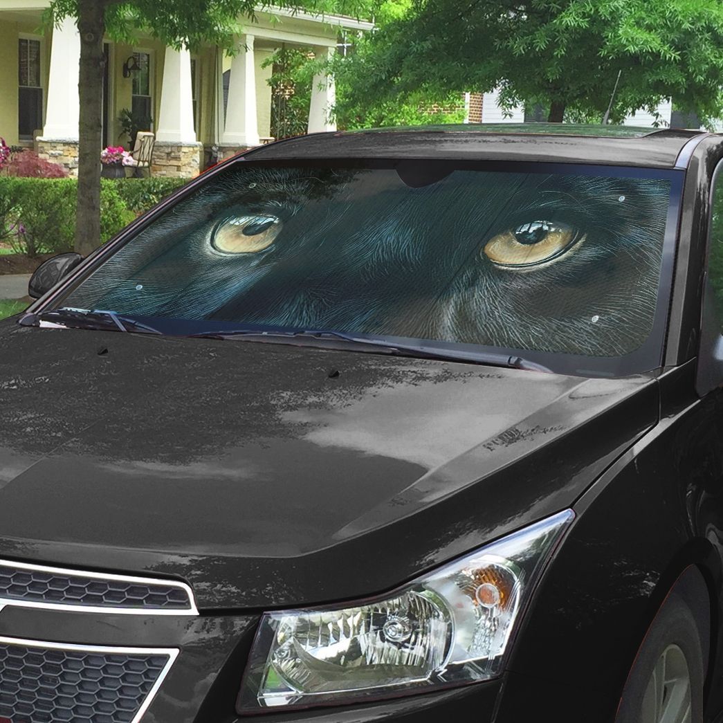 Gearhuman 3D Panther Eyes Car Sunshade ZK3006213 Auto Sunshade 