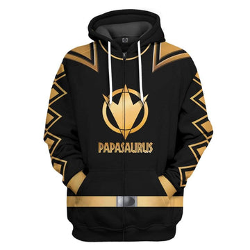 Gearhumans 3D Papasaurus Custom Hoodie Apparel