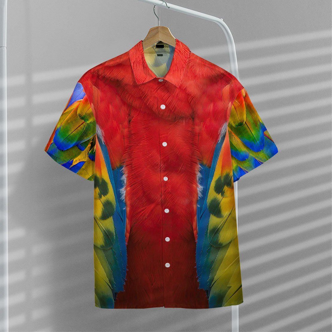 Gearhuman 3D Parrot Hawaii Shirt ZZ0406216 Hawai Shirt 