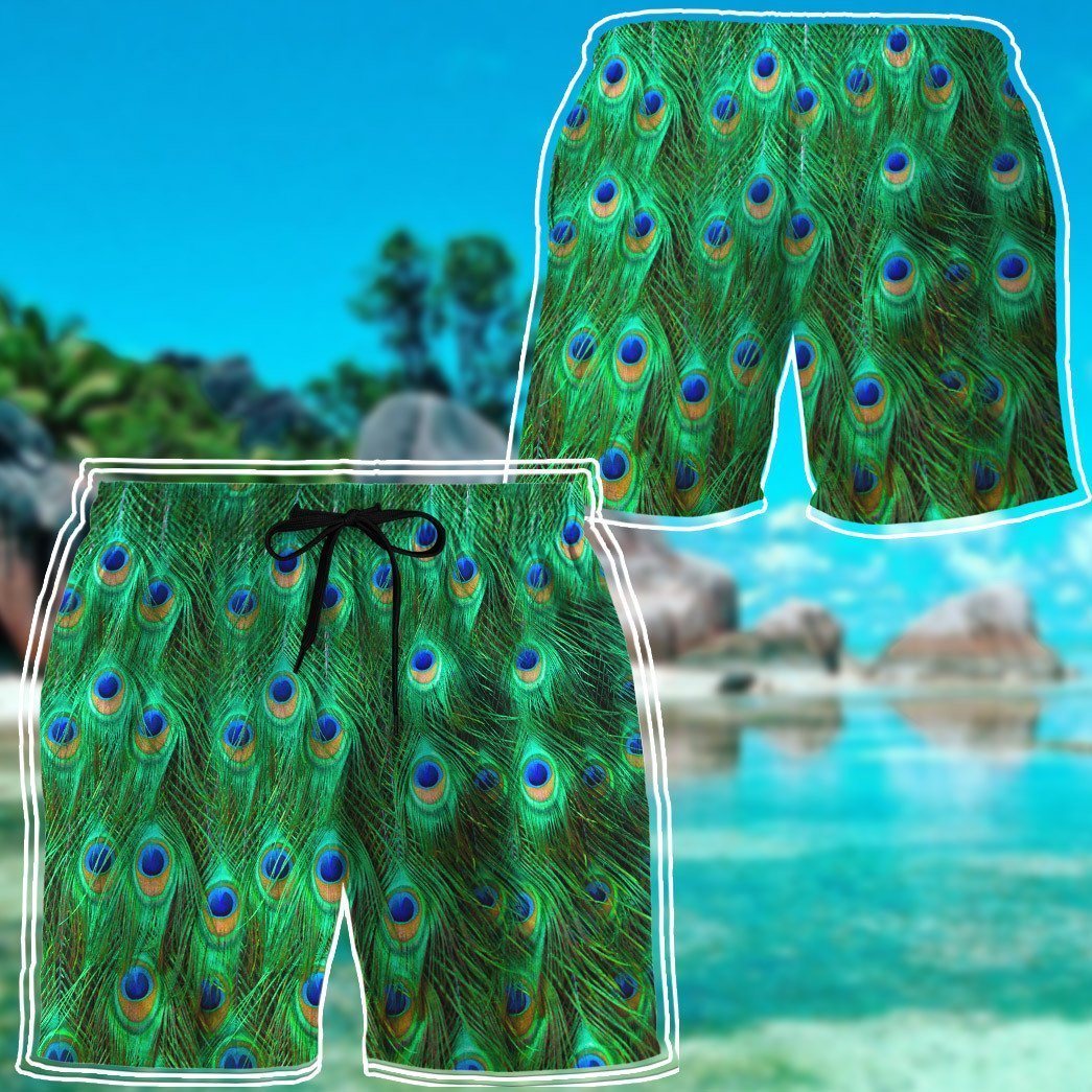 Gearhuman 3D Peacock Hawaii Shirt ZZ0706214 Hawai Shirt 