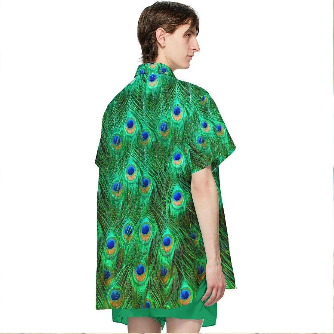 Gearhuman 3D Peacock Hawaii Shirt ZZ0706214 Hawai Shirt 