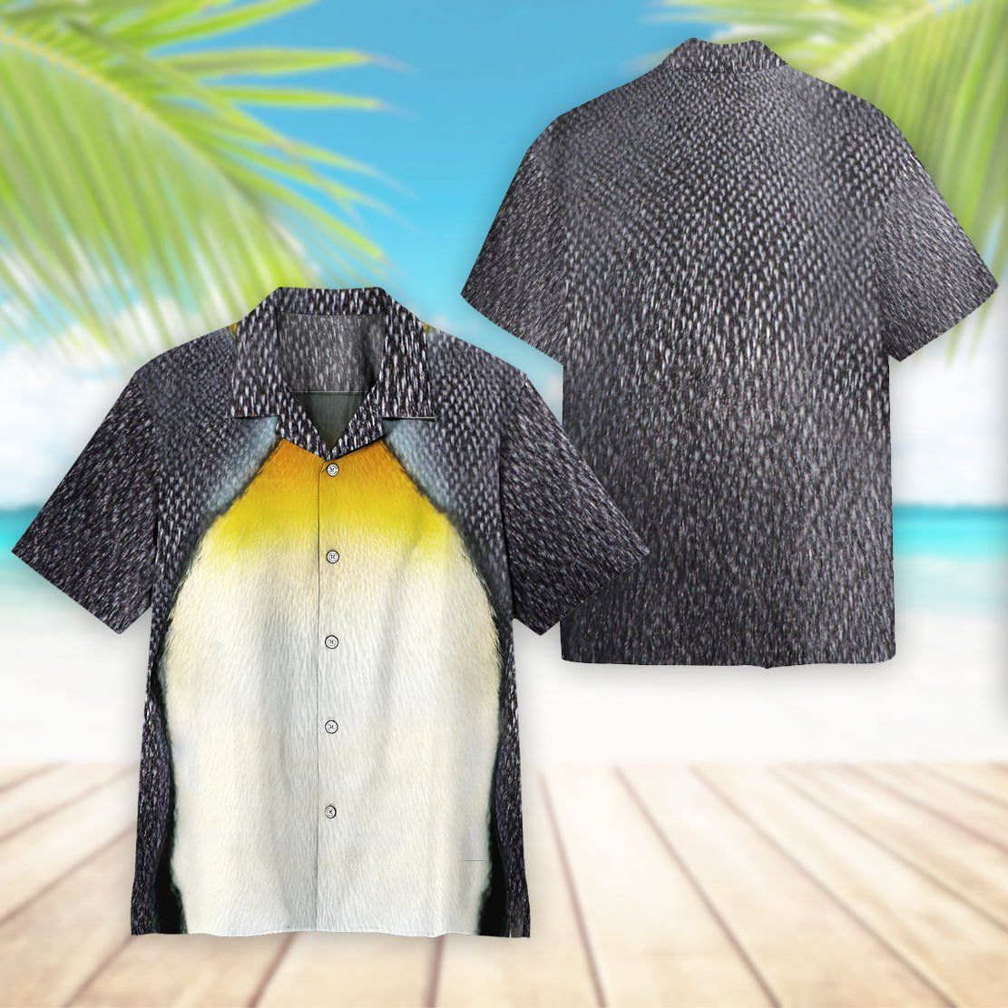 Gearhuman 3D Penguin Hawaii Shirt ZK0706215 Hawai Shirt 