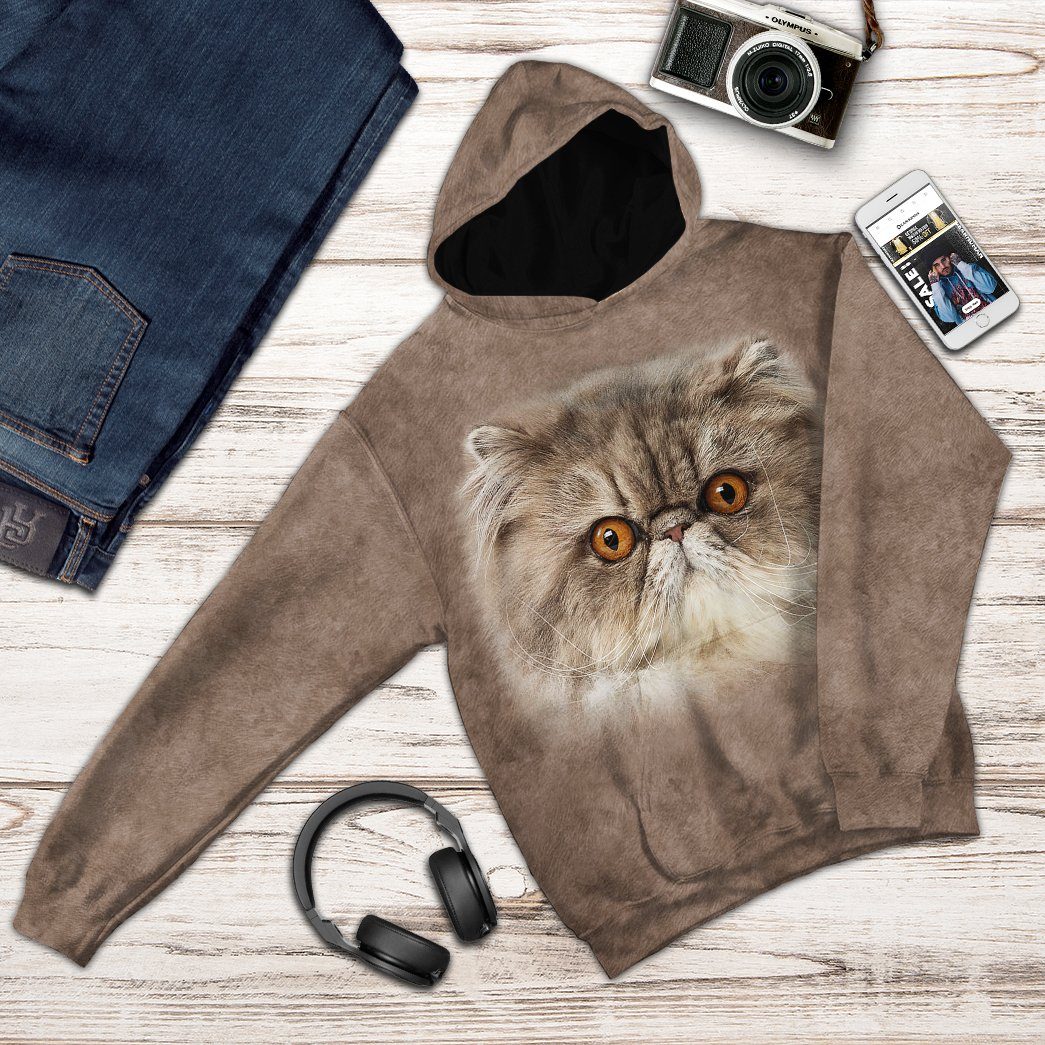Gearhuman 3D Persian Cat Tshirt Hoodie Apparel GL22122 3D Apparel 