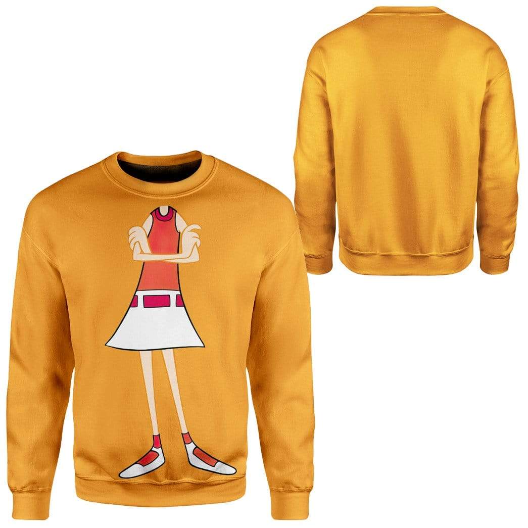 Gearhuman 3D Phineas And Ferb Candace Flynn Custom Sweatshirt Apparel GW21085 Sweatshirt 