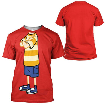 Gearhumans 3D Phineas And Ferb Custom Tshirt pparel