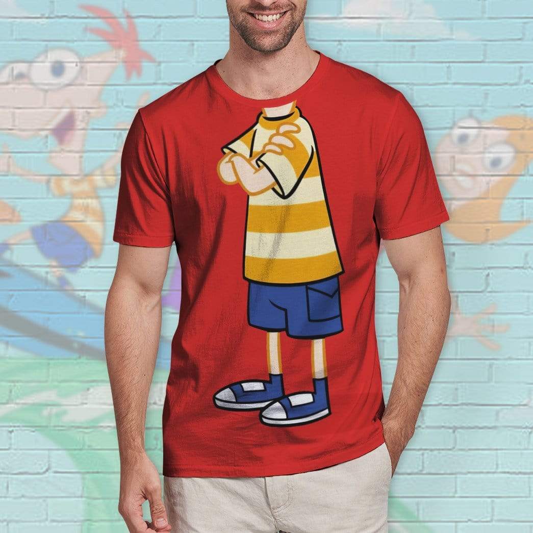 Gearhuman 3D Phineas And Ferb Custom Tshirt pparel GW21082 3D T-shirt 
