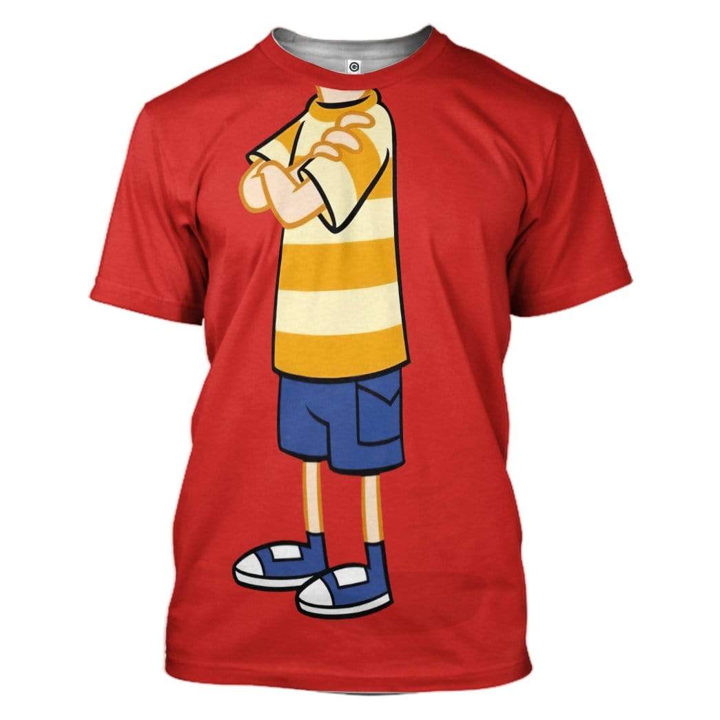 Gearhuman 3D Phineas And Ferb Custom Tshirt pparel GW21082 3D T-shirt T-Shirt S 