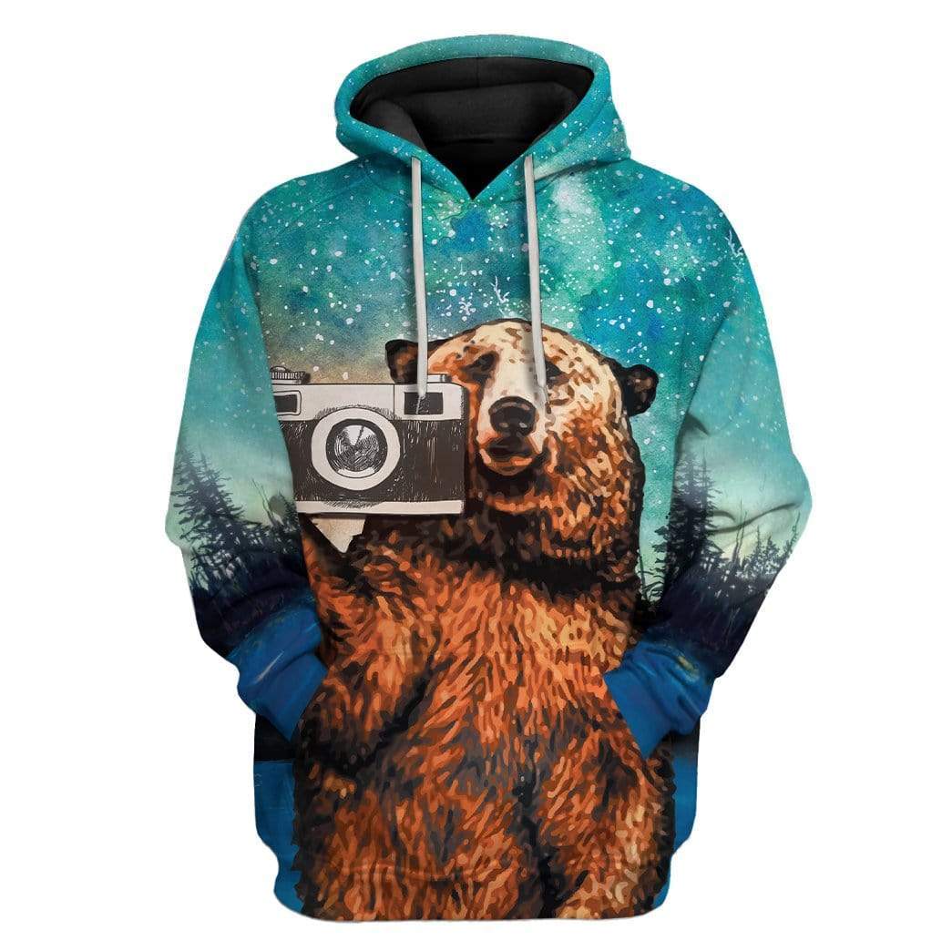 Gearhuman 3D Photographer Camping Custom Hoodies Apparel GA25026 3D Custom Fleece Hoodies Hoodie S 