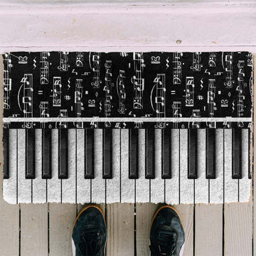 Gearhumans 3D Piano Key Doormat