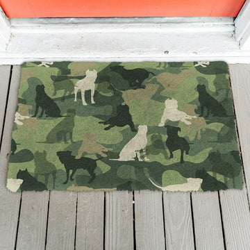Gearhuman 3D Pit Bull Camo Doormat GK01023 Doormat
