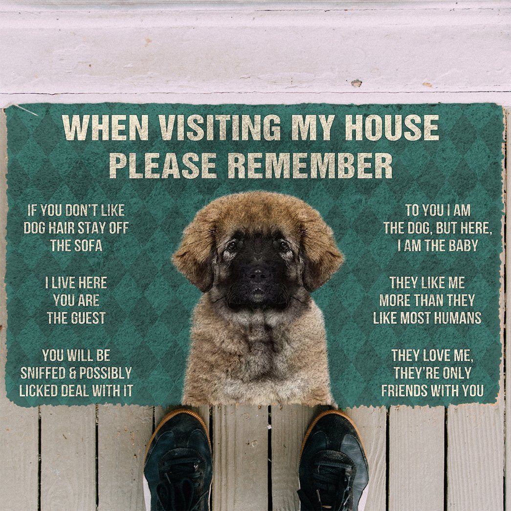 Gearhuman 3D Please Remember Caucasian Shepherd Dogs House Rules Custom Doormat GB220111 Doormat