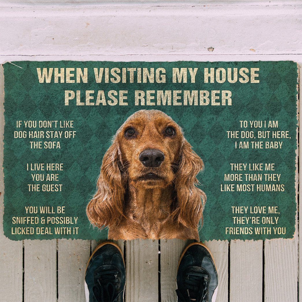 Cocker spaniel doormat sales