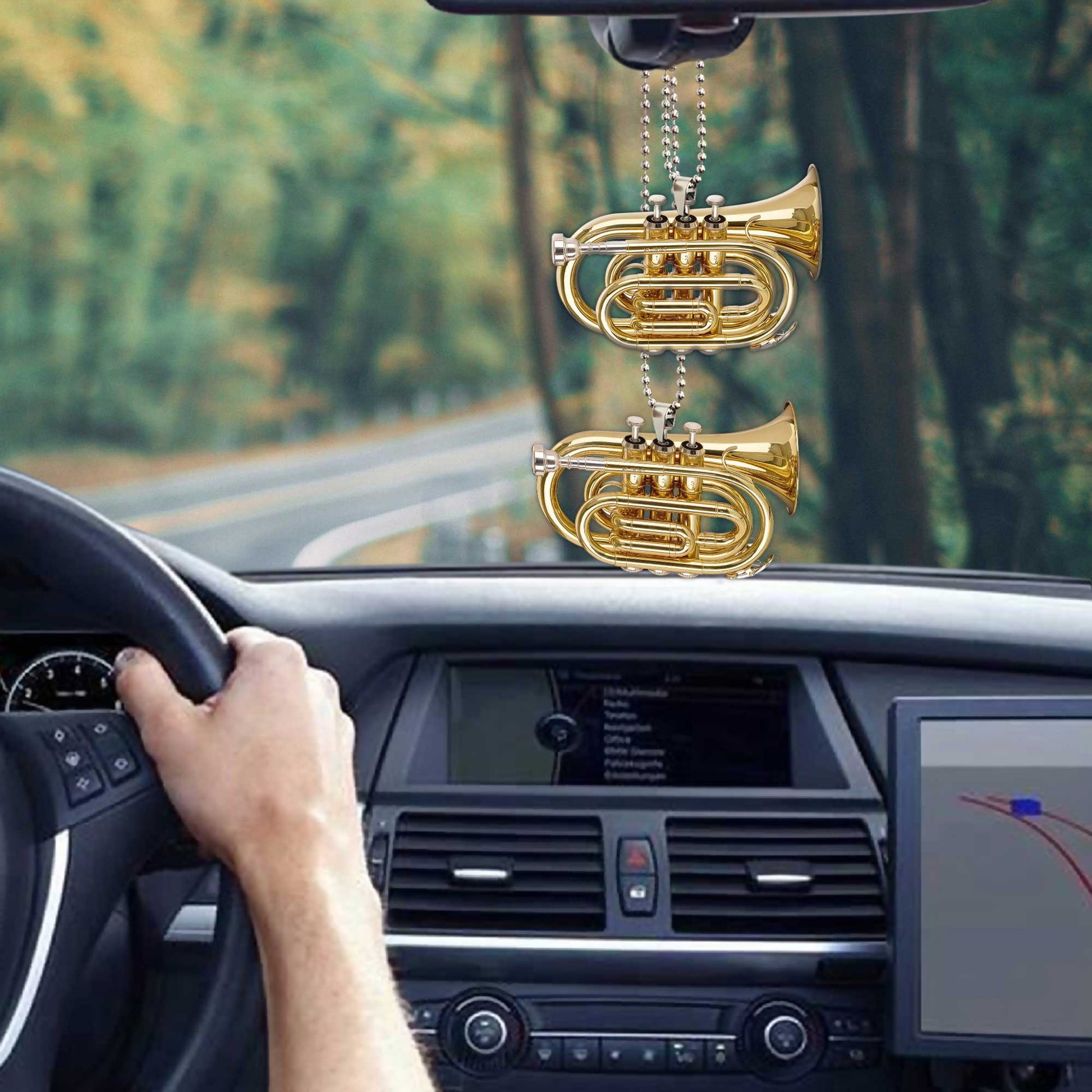 Gearhuman 3D Pocket Trumpet Car Hanging ZK0306214 Car Hanging 
