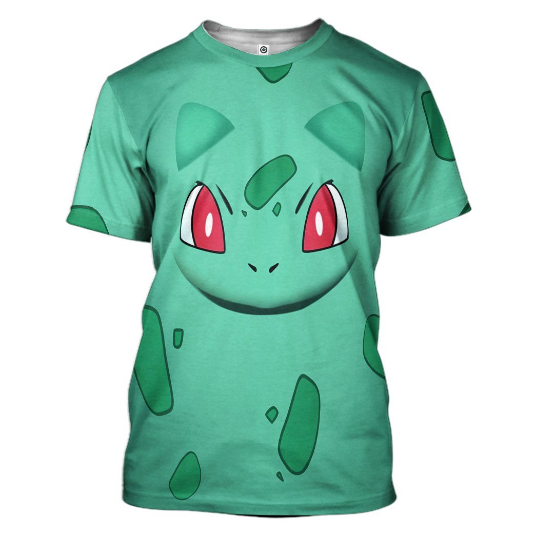 Pokemon Boys' Bulbasaur Costume Graphic Hoodie With 3D Ears 