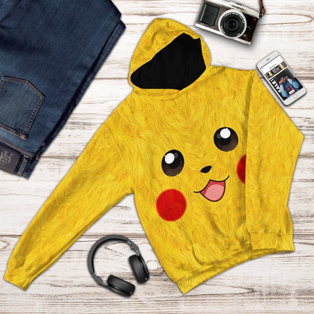 Gearhumans 3D Ash Pokemon Costume Tshirt Hoodie Apparel