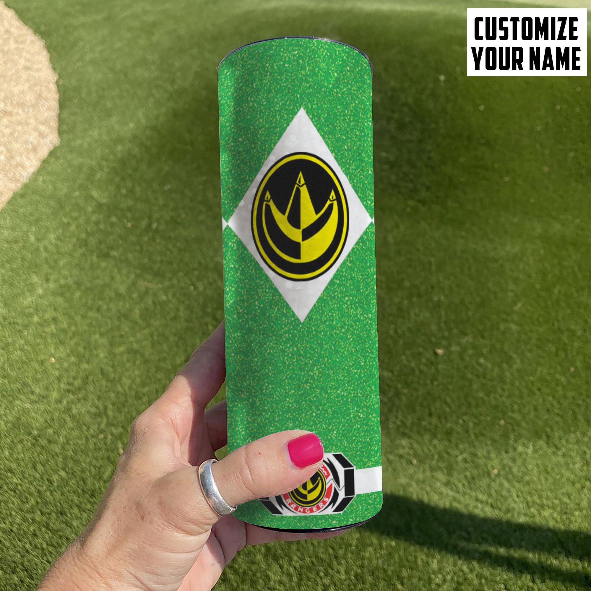 Gearhumans 3D MIGHTY MORPHIN Power Ranger DragonZord Green Custom Name