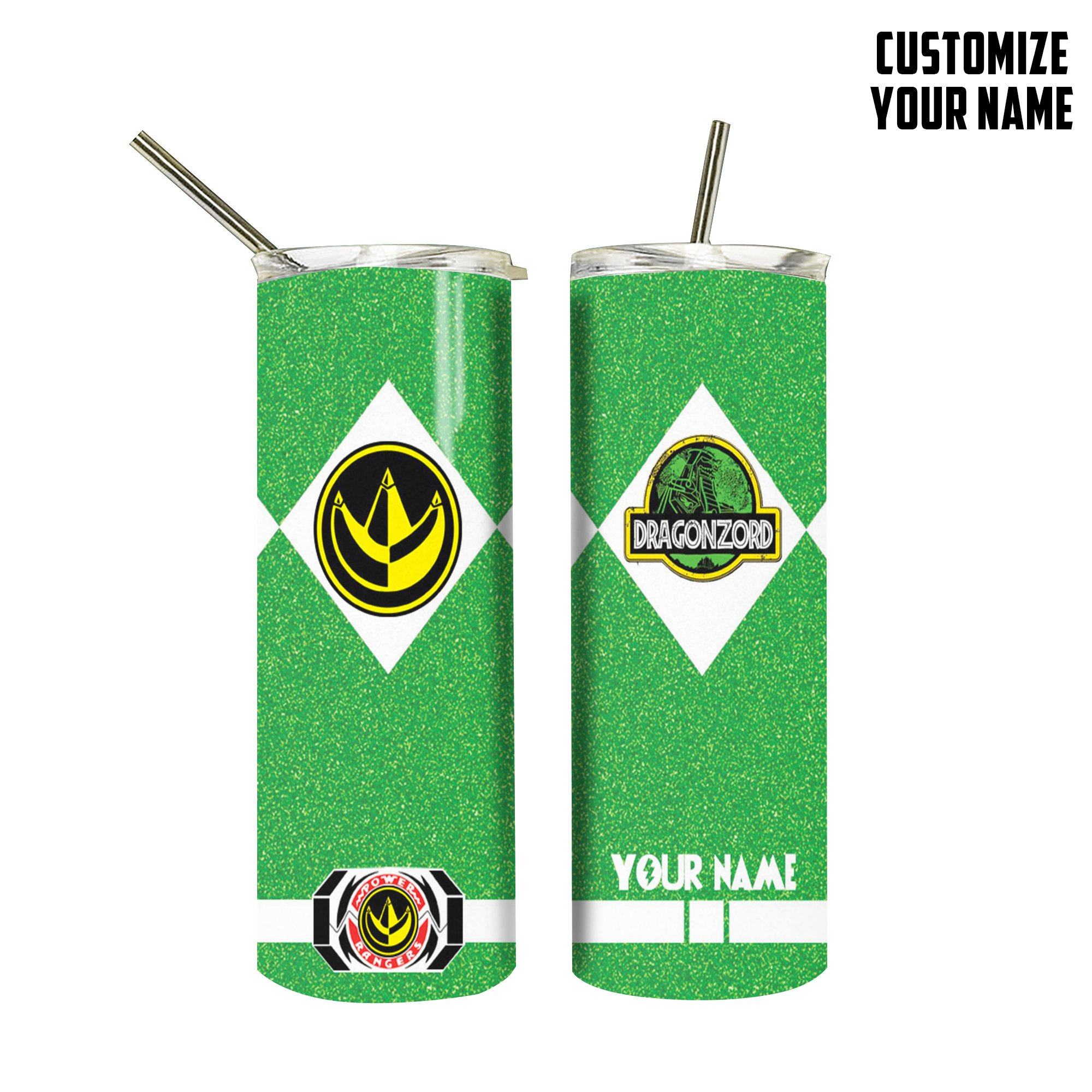 Gearhumans 3D MIGHTY MORPHIN Power Ranger DragonZord Green Custom Name