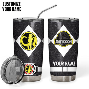 mastodon gear Gearhumans 3D MIGHTY MORPHIN Power Ranger Mastodon Black Custom Name G
