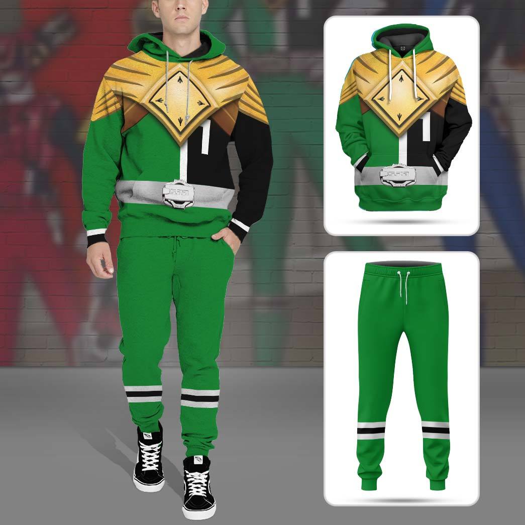 Gearhuman 3D Power Ranger SPD Green B Squad Extened Universe Sweatpants GB290132 Sweatpants