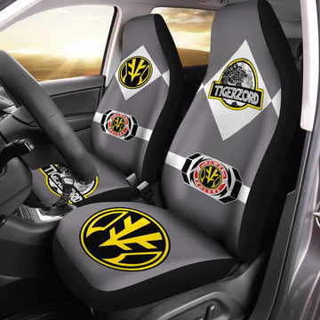 Gearhumans 3D MIGHTY MORPHIN Power Ranger TigerZord Custom Car Seat Covers