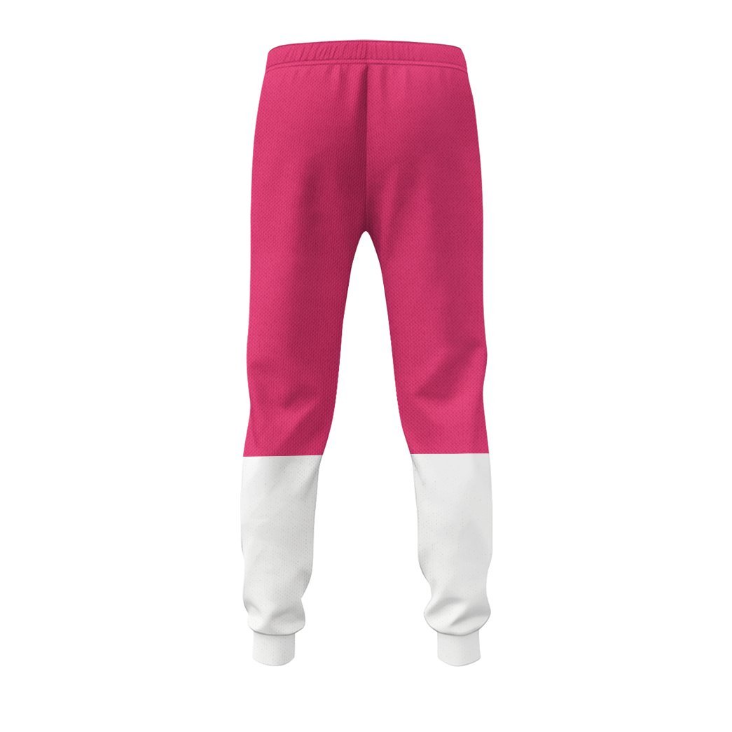 Gearhuman 3D Power Rangers in Space Pink Custom Sweatpants GV040120 Sweatpants 