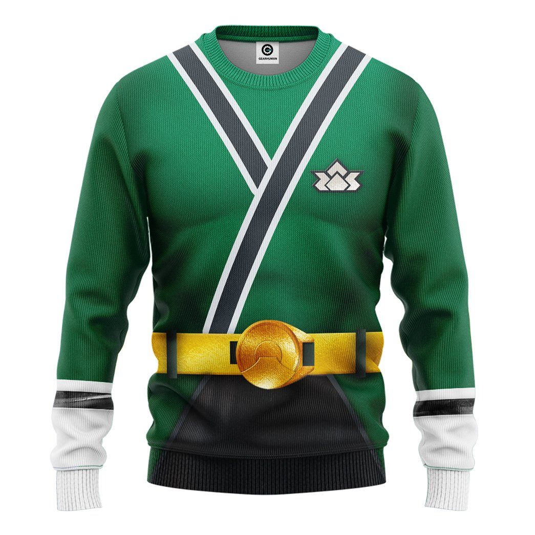 Samurai Green Key Ranger Green Power Ranger Samurai Belt